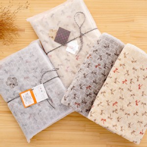 【藤高今治】日本銷售第一100%純棉今治認證蜻蜓系列禮盒(浴巾1+方巾2)