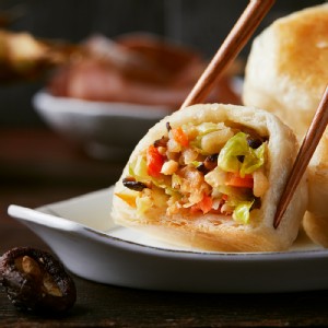 【大上海生煎包】生煎素食菜包