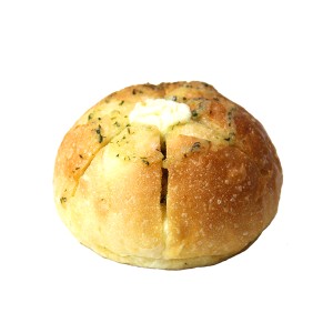 【哈肯舖】半熟系-爆漿蒜香乳酪麵包(4入/袋)