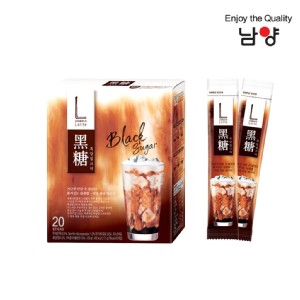 免運!【LOOKAS 9】黑糖奶茶20T 韓國南陽乳業 350g(17.5g*20入)/盒 (6盒120包，每包14.1元)