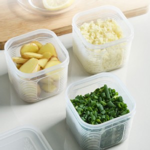 免運!【Conalife】食物保鮮可微波刻度保鮮盒 內盒380ml;外盒3200ml