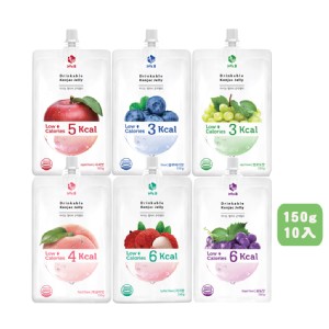 【Jelly.B】低卡蒟蒻果凍(水蜜桃/青葡萄/蘋果/藍莓/荔枝/紫葡萄)(任選)