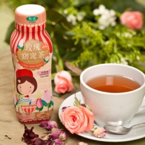 免運!【潤之泉】玫瑰美妍茶/冰釀烏梅汁(任選) 330ml (4組48瓶，每瓶25.5元)