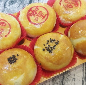 【海岸山麥】咖哩滷肉碰+鴛鴦蛋黃酥