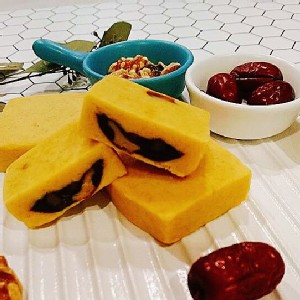 【皇龍ait】棗泥核桃冰心鴛鴦綠豆皇(單顆)