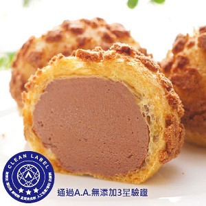 【豆穌朋】單餡泡芙任選-巧克力泡芙