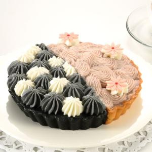 【中秋限定】【亞尼克】黑芝麻芋花園雙享派