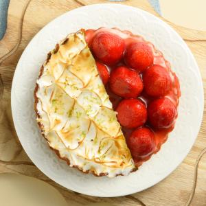 【耶誕限定】【亞尼克】鮮莓檸檬雙享派-6吋派塔