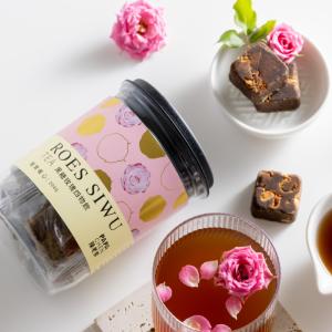 【陳老爹腰果】養生黑糖茶飲//黑糖玫瑰四物飲 (204克±4.5%/罐)