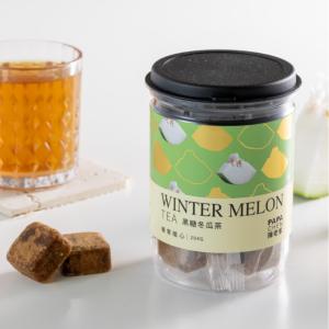 【陳老爹腰果】養生黑糖茶飲//黑糖冬瓜磚 (204克±4.5%/罐)