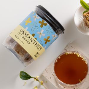 【陳老爹腰果】養生黑糖茶飲//黑糖桂花茶 (204克±4.5%/罐)