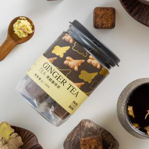 【陳老爹腰果】養生黑糖茶飲//黑糖薑母茶 (204克±4.5%/罐)