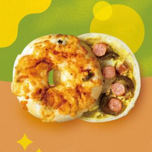 【查理布朗烘焙】墨西哥脆腸貝果-葷(BO006)