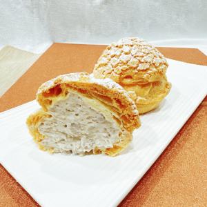 通路首賣【連珍】法式桃酥芋泥泡芙(奶蛋素)