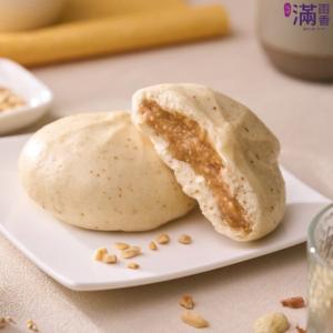 【滿面香】花生芝麻銅圓包(全素)