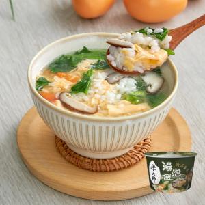 【米大師】菠菜蛋花湯泡飯(葷)