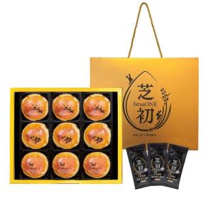 新品【芝初】黑芝麻Q潤蛋黃酥大禮盒