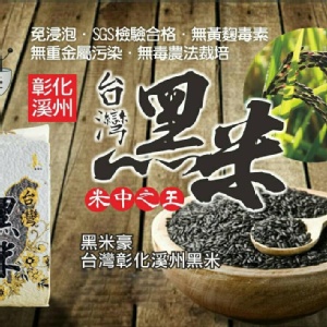 台灣黑米 養生黑米 黑糙米 彰化溪州黑糯糙米 600g
