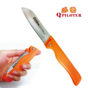 折疊式不銹鋼水果刀 (1入) 小刀 萬用刀 折疊刀 水果刀 野餐刀 攜帶刀