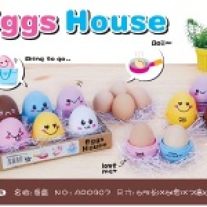 彩色防水防震便攜式表情雞蛋盒 雞蛋的家