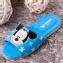 【正版迪士尼】米奇兒童室內拖鞋(藍色)