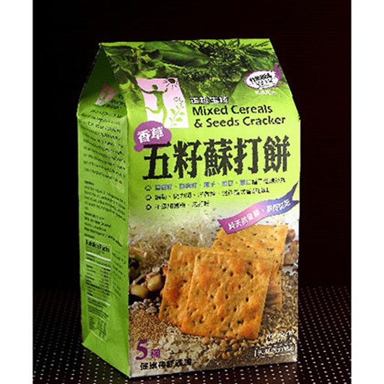 正哲五籽蘇打餅 - 香草 （1包/6小包入）20包以上價格