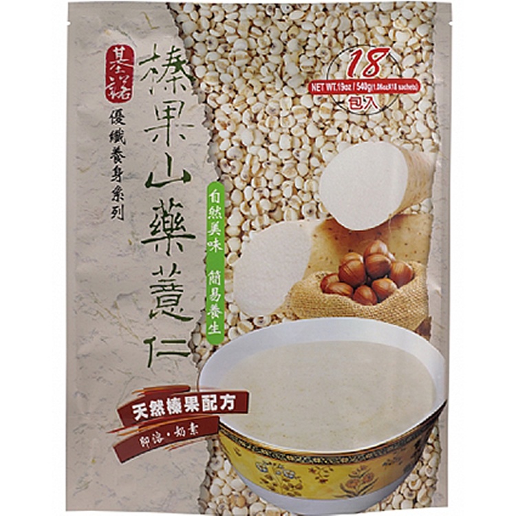 基諾飲品榛果山藥薏仁隨身包(30公克 ×18包)