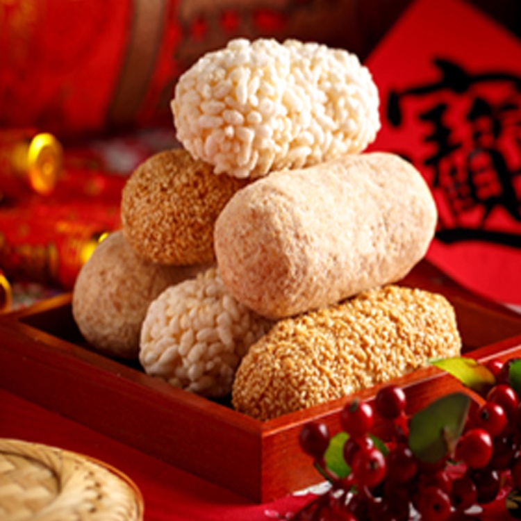 新勝發手工麻米荖 傳統綜合口味 大合購 新勝發麻荖 猴年好運喜來報拜拜不可或缺 Ihergo愛合購