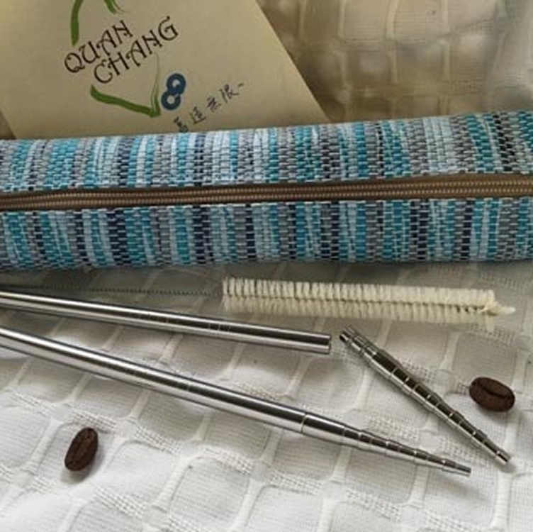 【QC館】SUS316L環保吸管+鈦合金筷頭（組合系列）