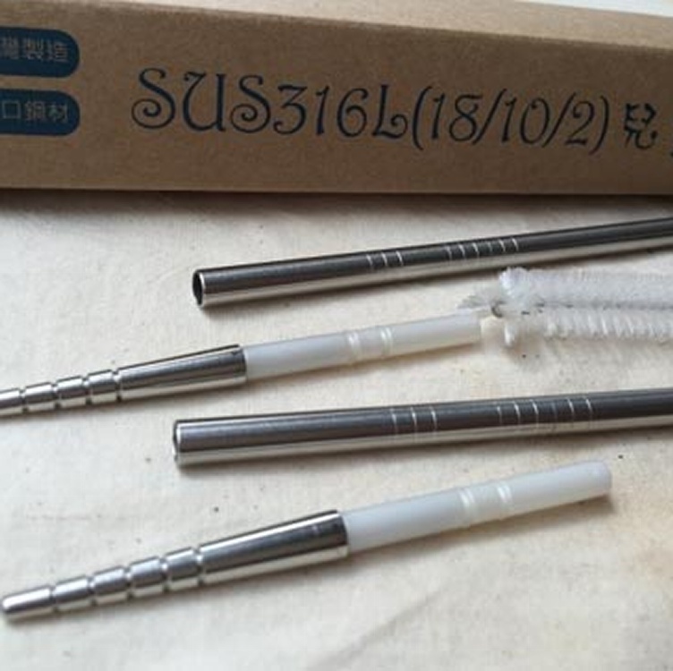 【QC館】SUS316L不鏽鋼吸管+筷頭(組合式筷子)