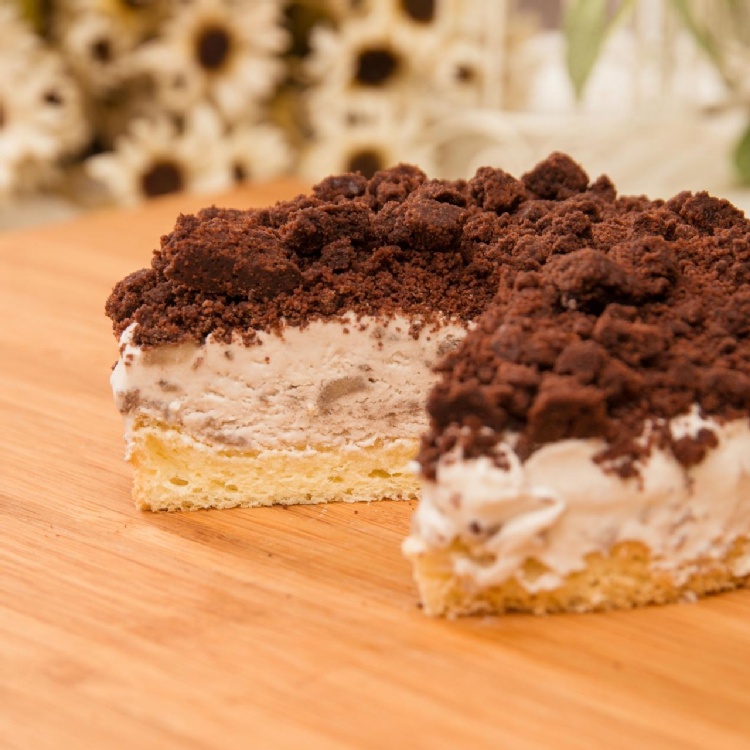 【三層美味】冰雪香蕉巧克力乳酪蛋糕