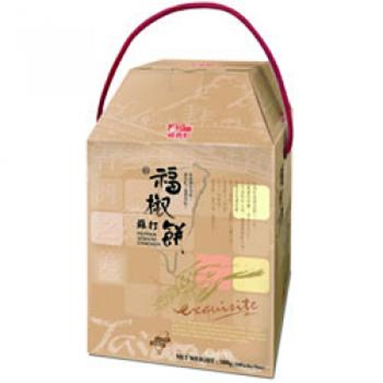 【福義軒】福椒蘇打禮盒/530g(植物五辛素)