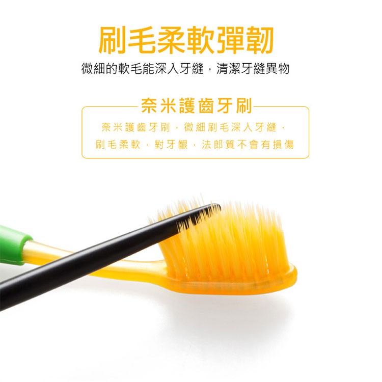 【居家必備】韓國熱銷奈米黃金超細雙層軟毛牙刷[PZF449]