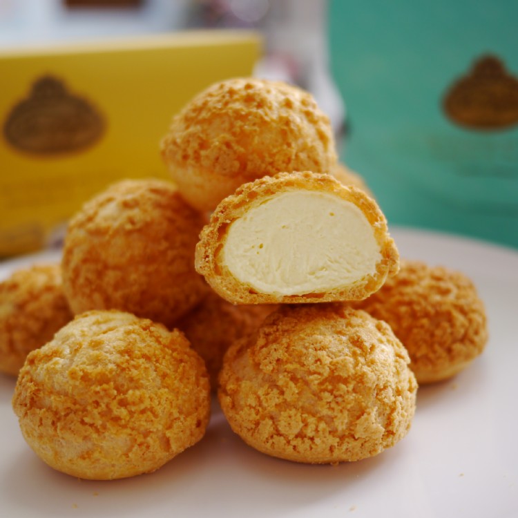 【豆穌朋】原味/巧克力/咖啡/芝麻泡芙任選