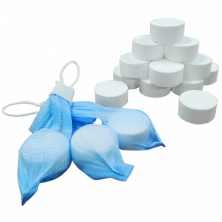 【金德恩】排水孔&馬桶除垢二合一清潔漂白錠 (5顆/盒)