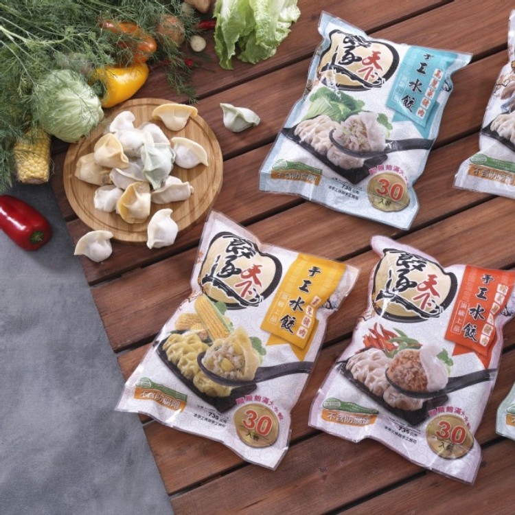 【四海遊龍】手工飽滿大水餃-香菇瓜仔雞水餃