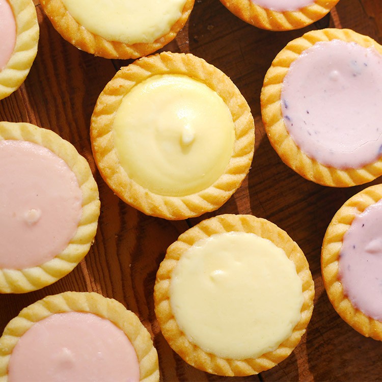 【豆穌朋】雙餡乳酪塔(原味/草莓/藍莓)(奶蛋素可食)