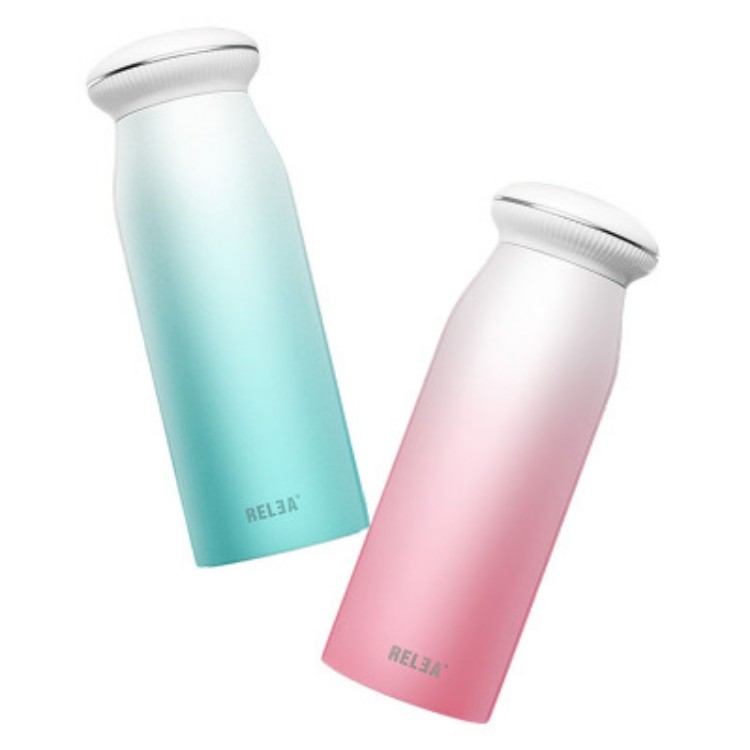 【香港RELEA物生物】築夢貝殼304不鏽鋼保溫杯