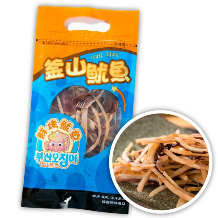 免運!【涮嘴零食】釜山鮮烤魷魚 84g/袋 (12袋,每袋131.1元)