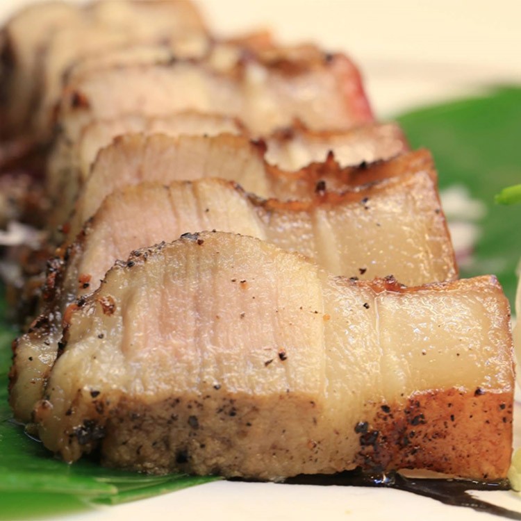 彰化養豬農自家生產-滋滋燒烤低鹽馬告鹹豬肉