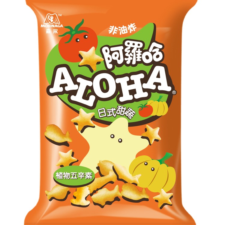 【台灣森永製菓】ALOHA阿囉哈餅乾-日式甜蔬