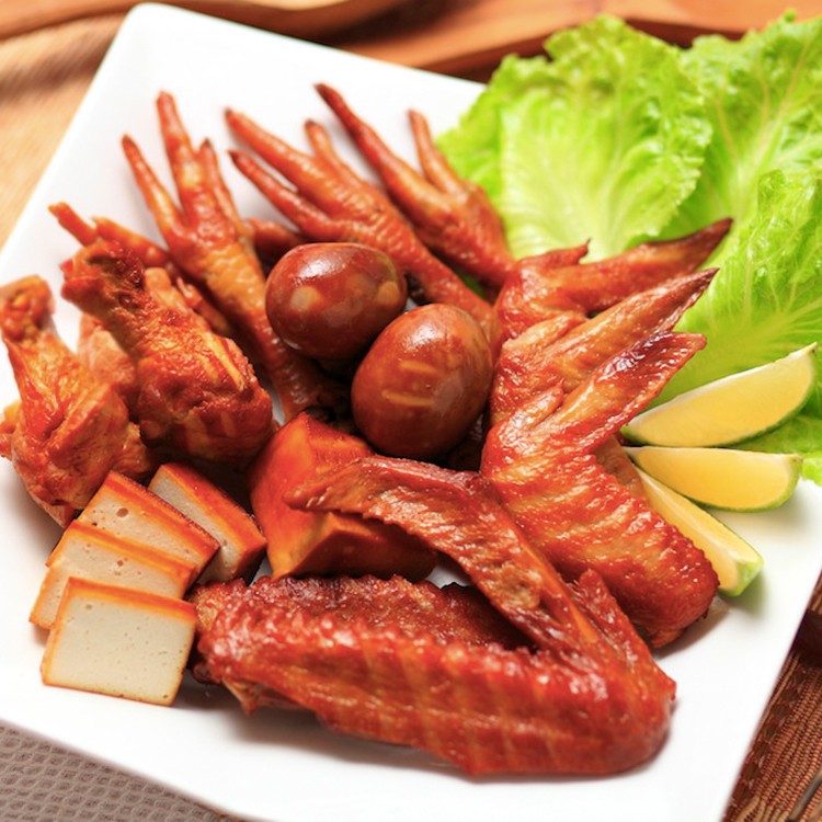 【台南松稜糖燻滷味】擔露禮盒3入組 (好料包*1、椒麻鴨翅*1、雞腿*1，共3盒)