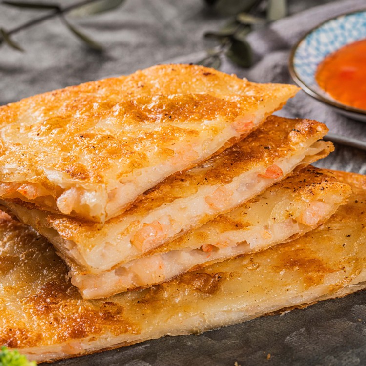 【非餅尋嚐】手工餅皮-酥皮月亮蝦餅(1片)