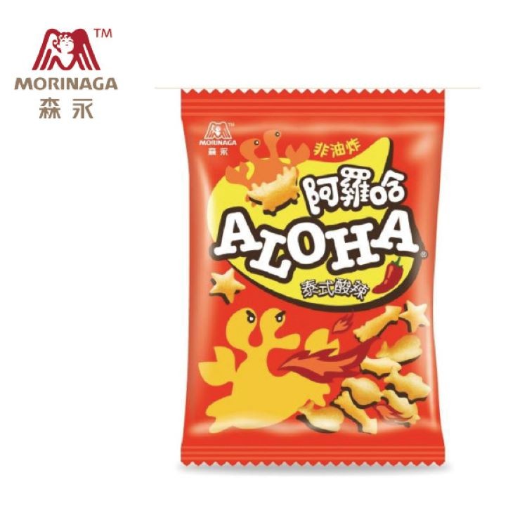 【台灣森永製菓】ALOHA阿囉哈餅乾-泰式酸辣