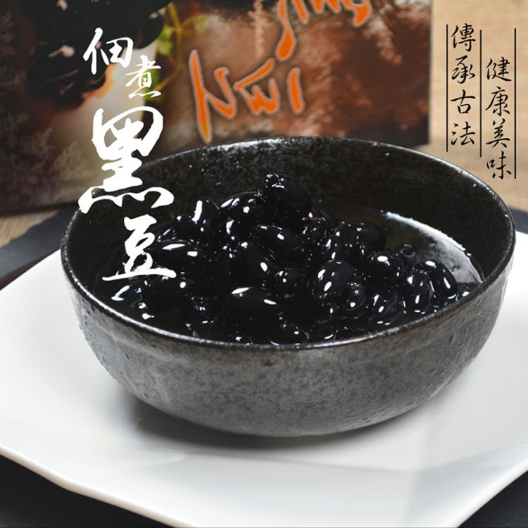 免運!【大口市集】純素黑蜜丹波佃煮黑豆 500g(固形物:300g)/盒 (6盒,每盒134.6元)