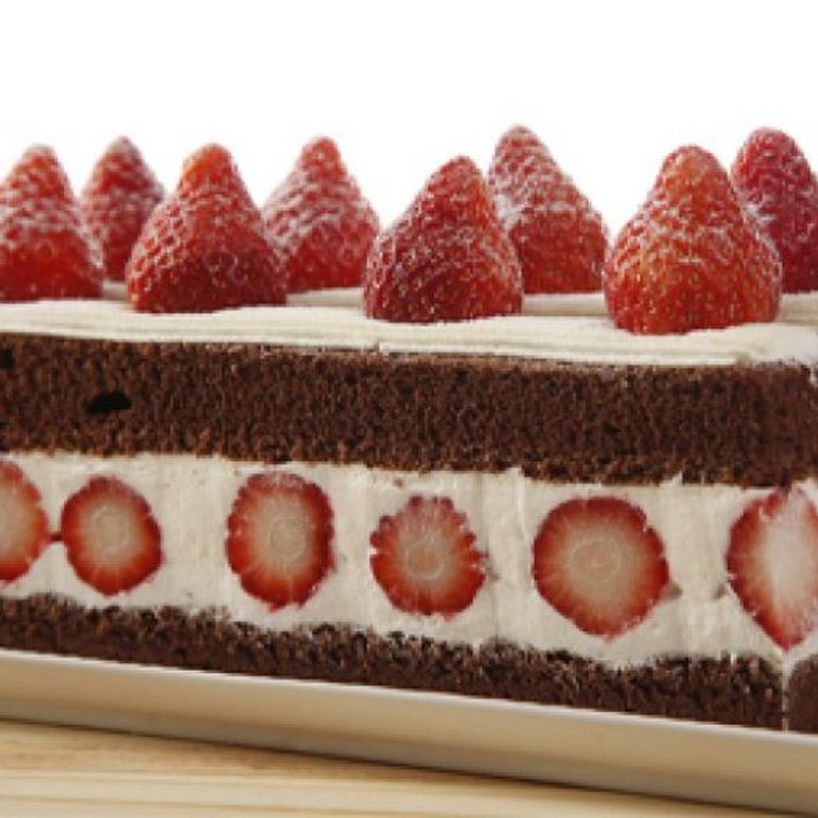 【連珍】草莓戚風／草莓巧克力蛋糕一條裝(奶蛋素)