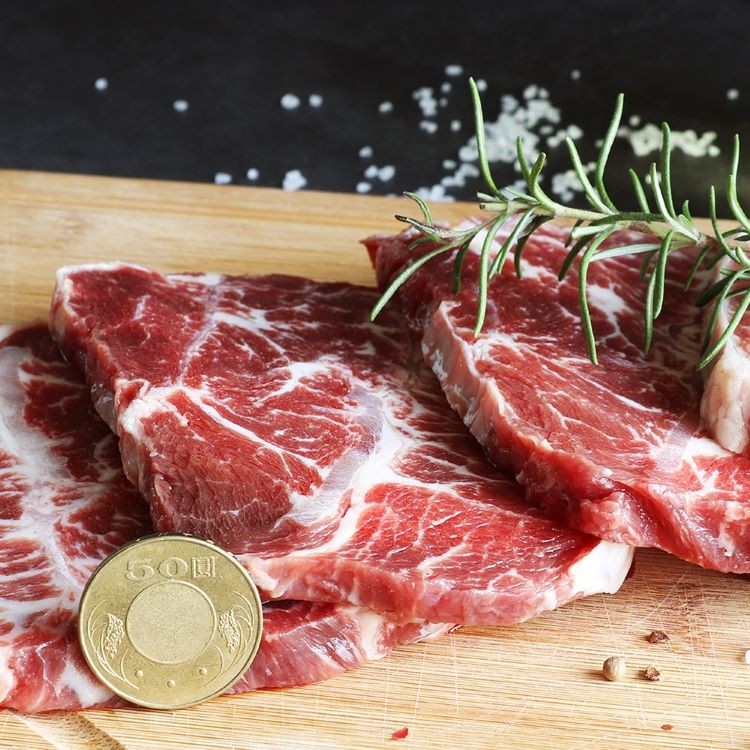 A4037【築地一番鮮】美國安格斯CAB認證Choice等級嫩肩牛排4片組