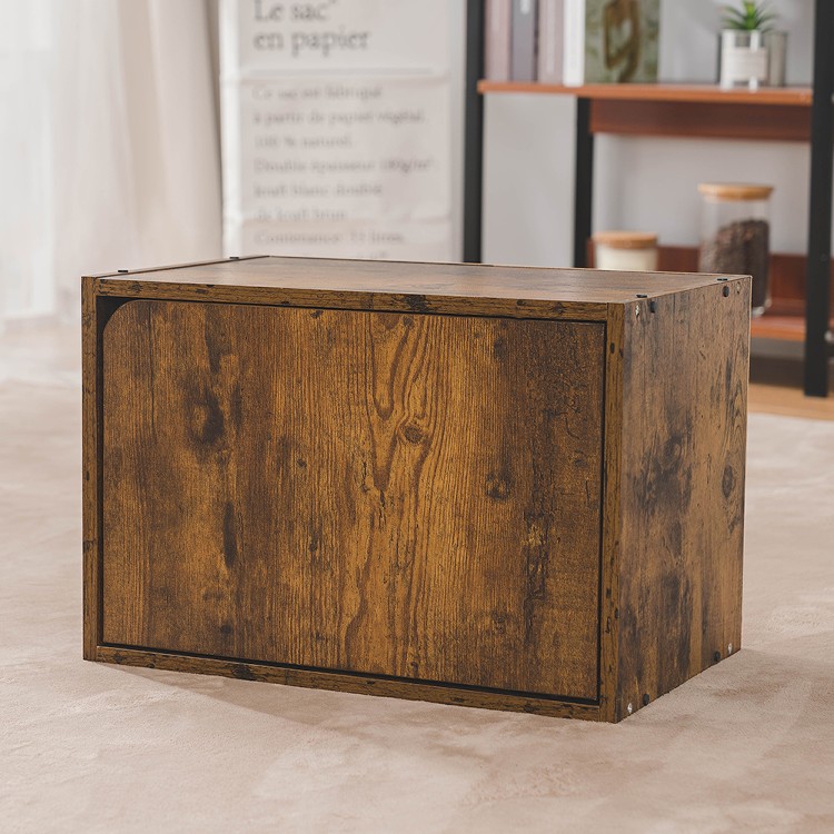 【樂嫚妮】北歐風DIY組合式木門櫃3入/組