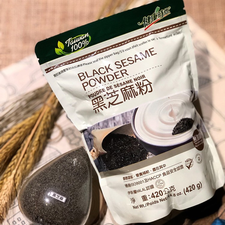 免運!【健康時代】黑芝麻粉無加糖 420g/包 (12包,每包132元)