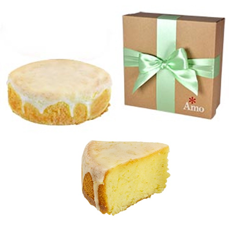 【Amo阿默典藏蛋糕】法國鄉村手作檸檬蛋糕(附提袋)